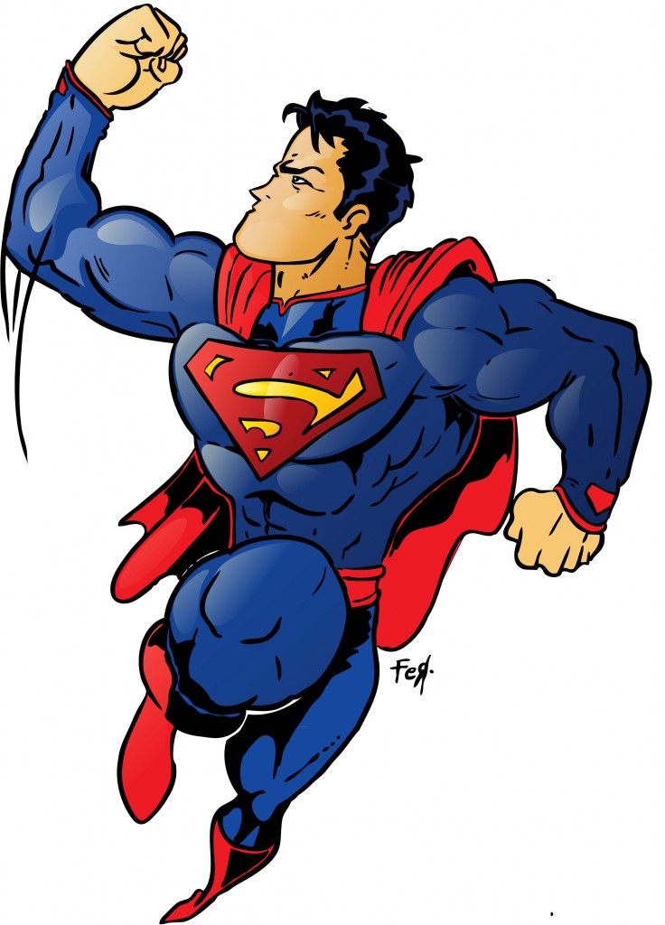 animated superman clipart - photo #31