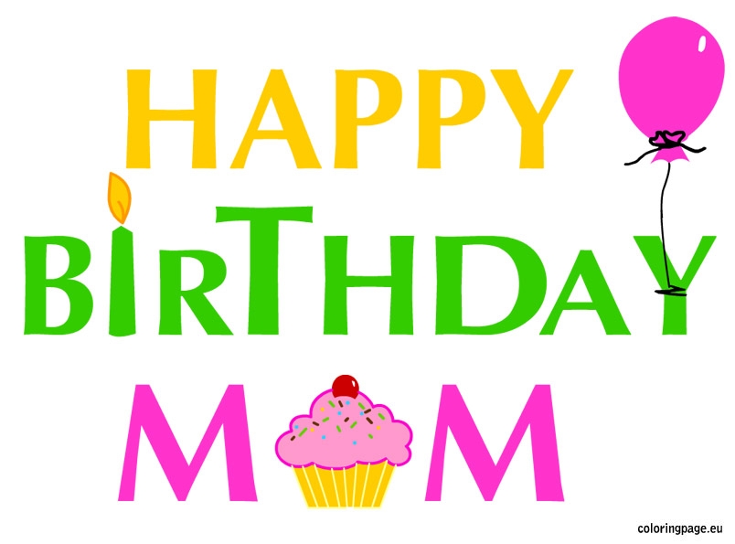 happy birthday mom clipart - photo #3