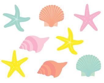 26+ Sea Shells on a Beach Clipart