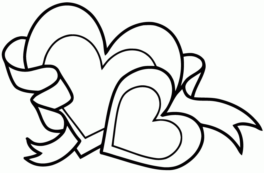 25 Cool Heart Coloring Pages Valentine's Day printable coloring ...