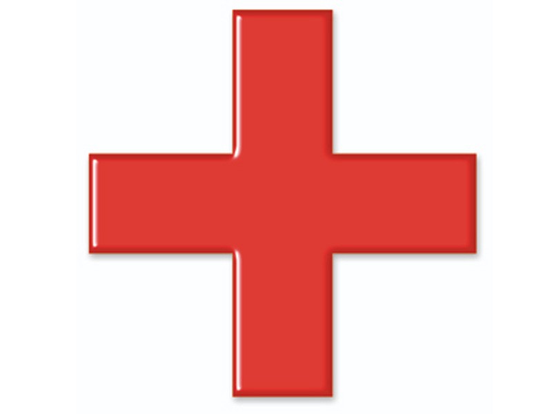 Red Cross Sign | Woodland Manufacturing