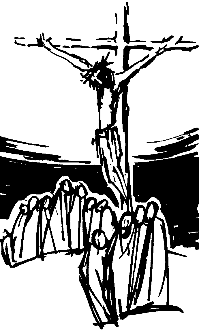 513 views Jesus crucifixion clipart black and white