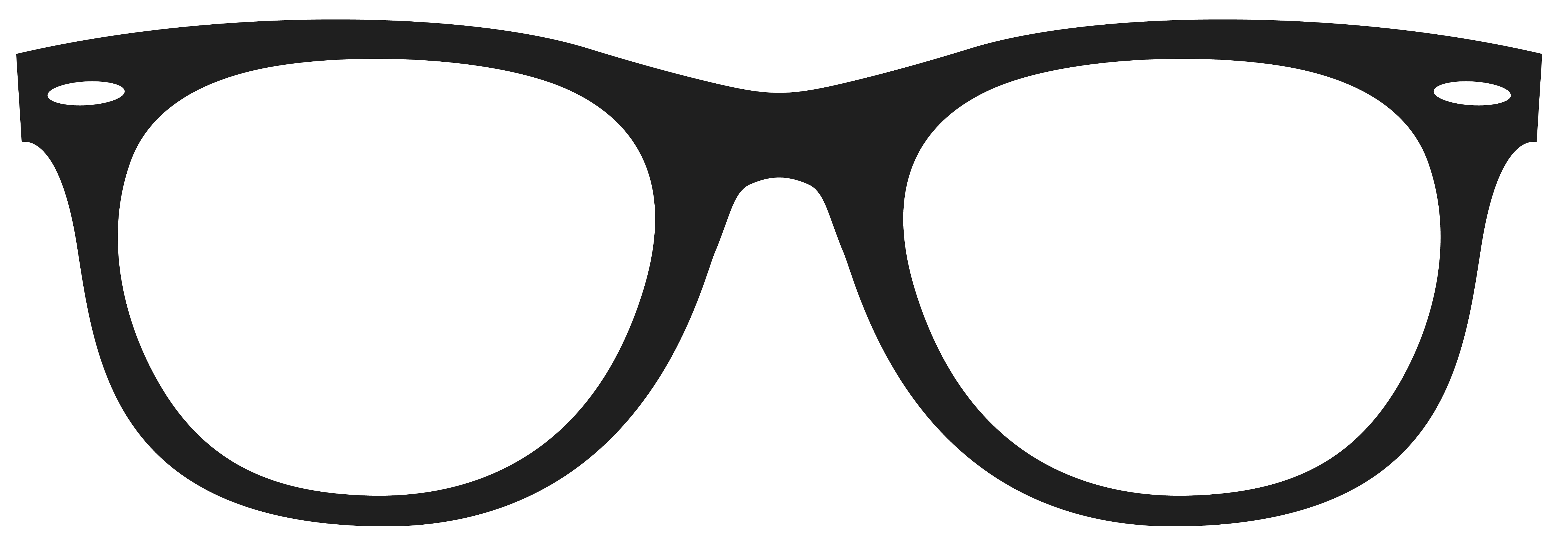 Movember Glasses PNG Clipart Image