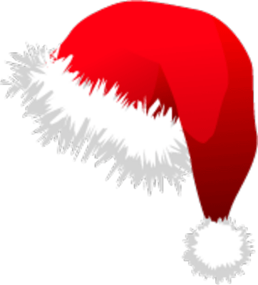 Christmas clipart santa hat