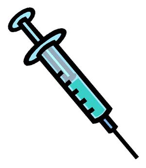 Cartoon syringe clipart