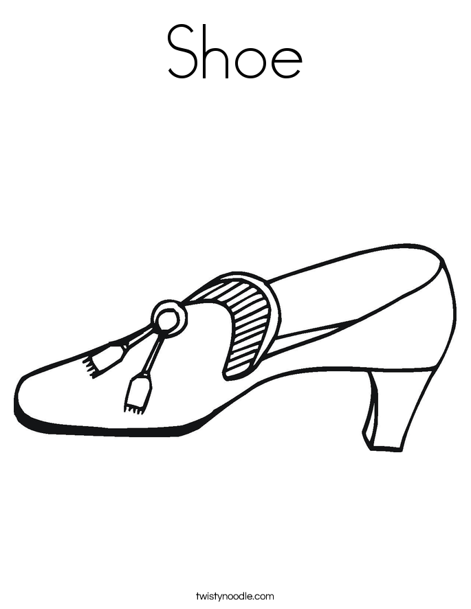 Coloring Pages Of Shoes : Coloring - Kids Coloring Pages