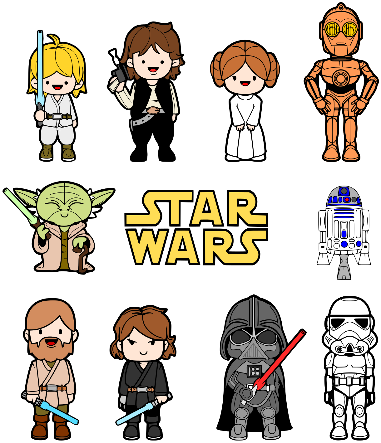 Star wars clip art free printable