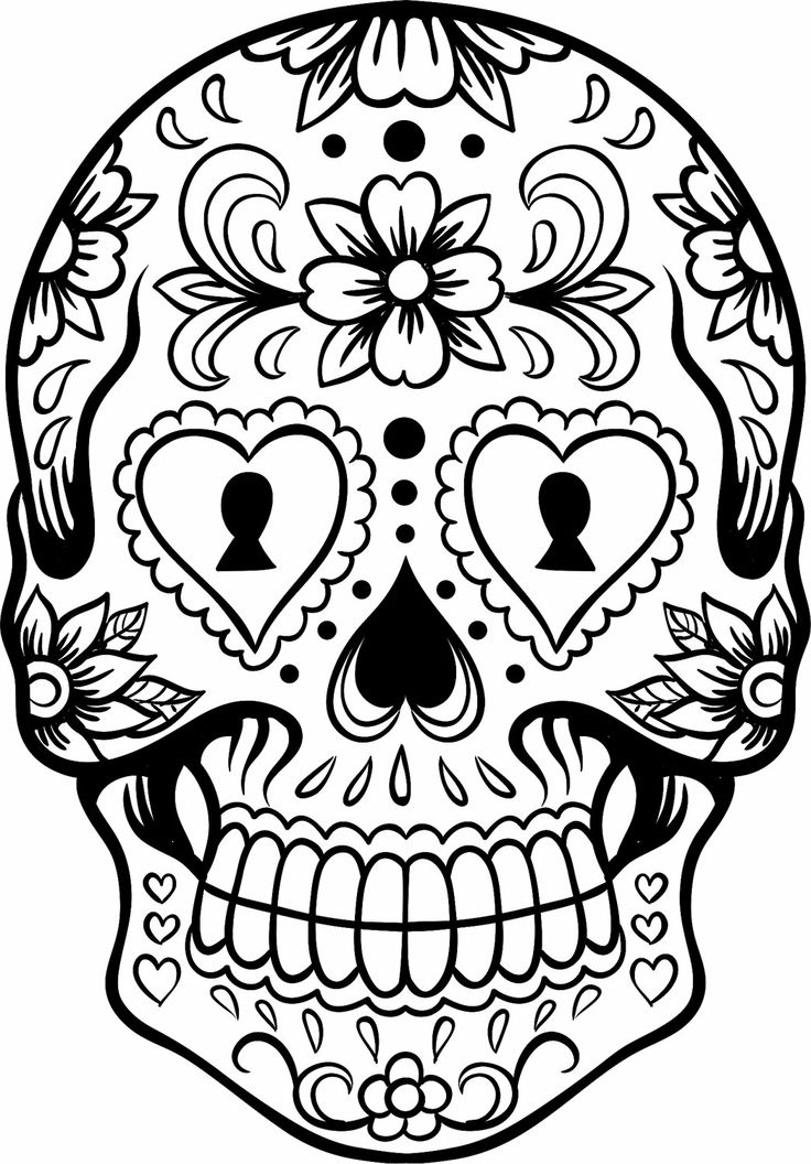 Skull outline clip art - ClipartFox