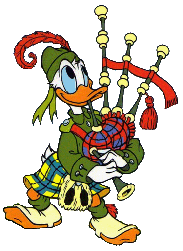 Donald Duck Music Clipart