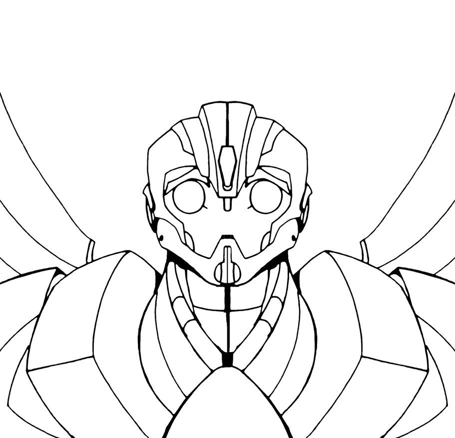 Bumblebee Line Art Aprilj Deviantart - Quoteko.