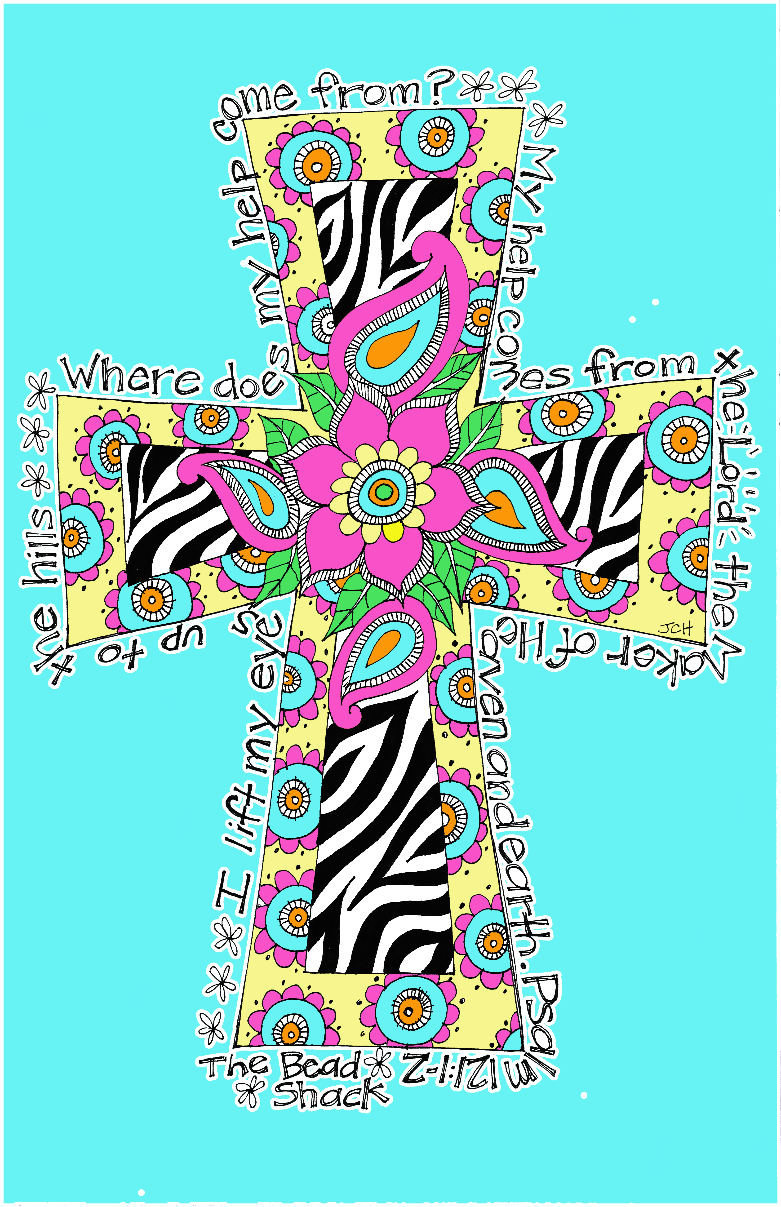 Pictures Of Crosses To Color