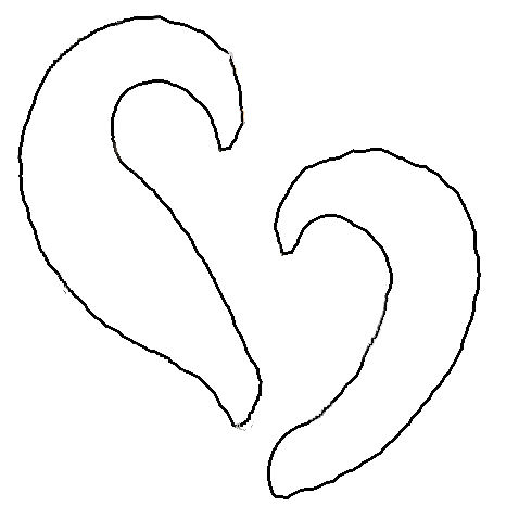 Valentine Heart Outline