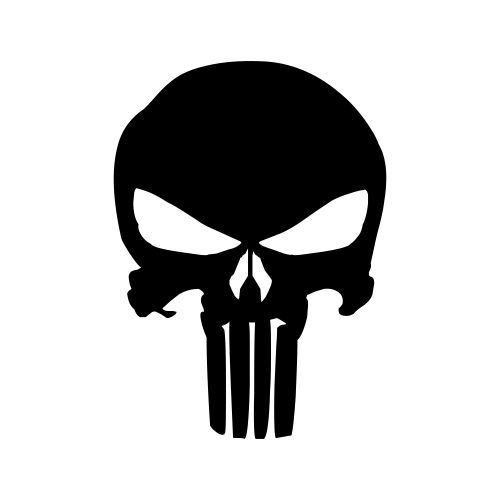 Decal Division - Product - The Punisher Logo Sticker