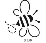 looking for nice bee stencil to be printed on ... | Bumble bee party!
