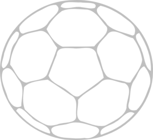 Soccer Ball Outline clip art - vector clip art online, royalty ...