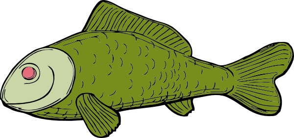 Green Fish clip art - vector clip art online, royalty free ...