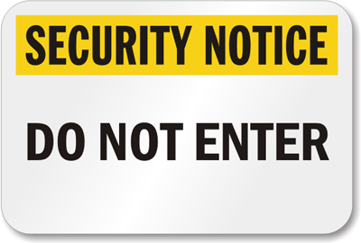 Do Not Enter Signs | Design Your Own Signs and Download Free PDFs