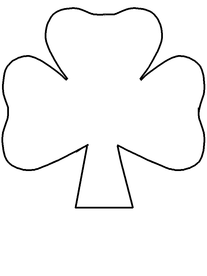 shamrock-template-outline-clipart-best