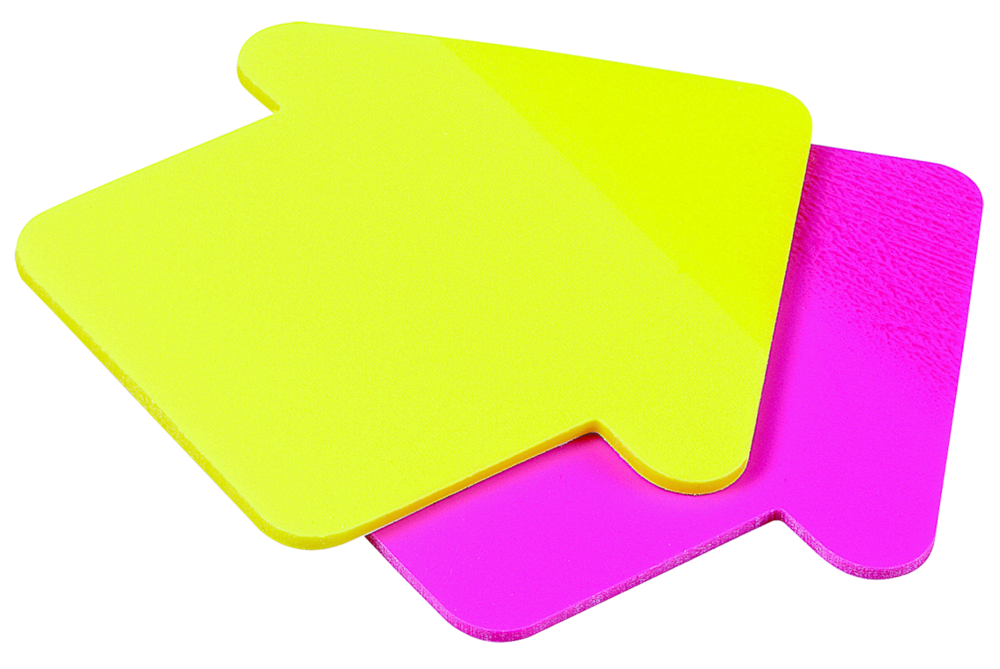 Sticky note pad vector clip art image #23834