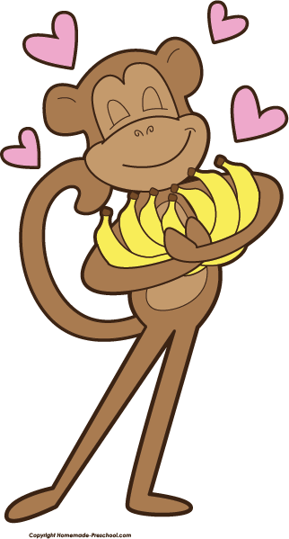 Clipart monkey eating banana clipart cliparts for you - Clipartix