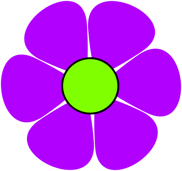purple flower clipart | Hostted