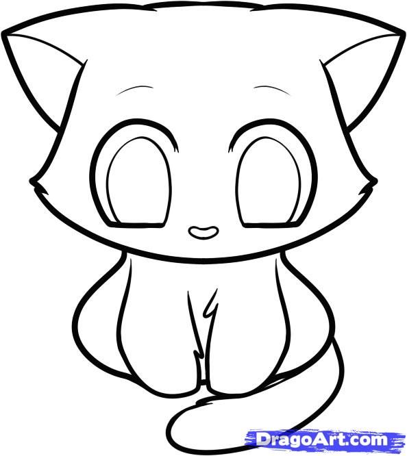 Cat Drawing Tutorial | Easy Rose - ClipArt Best - ClipArt Best