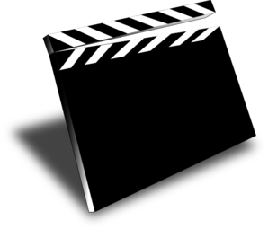 Movie Clip Art Black And White - Free Clipart Images