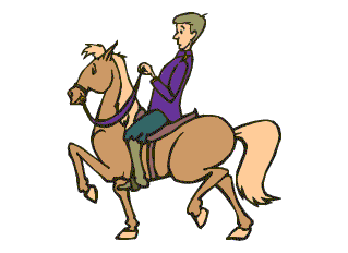 To ride a horse clipart