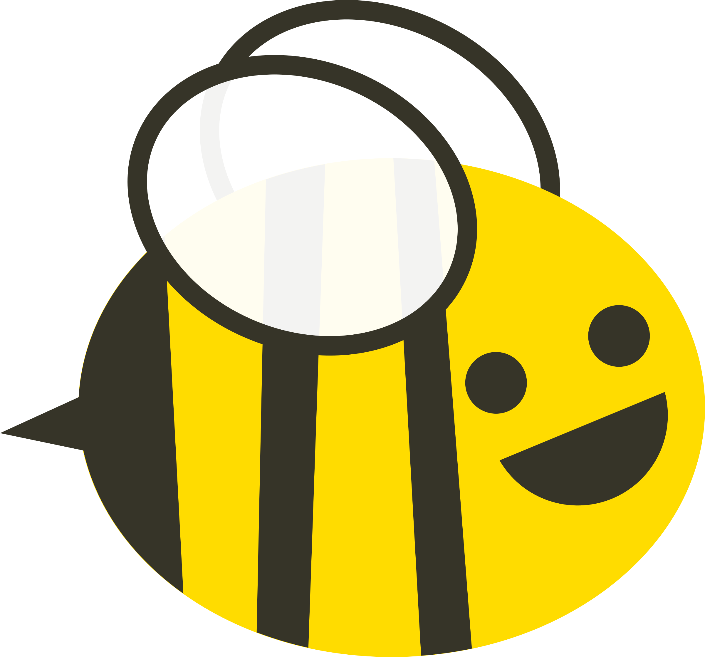 Clipart - Cartoon Bee