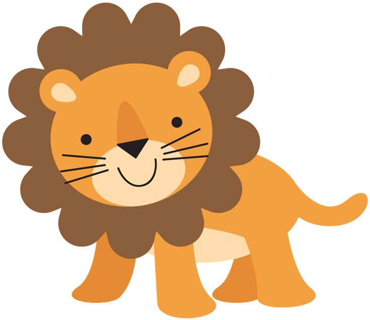 Adorable Cartoon Lion Clip Art - Animals clip art ...