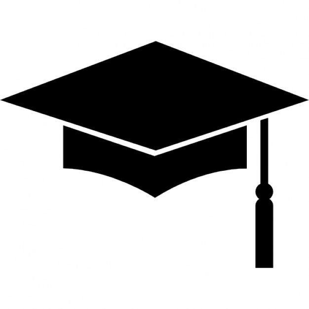 Graduation hat and diploma Icons | Free Download