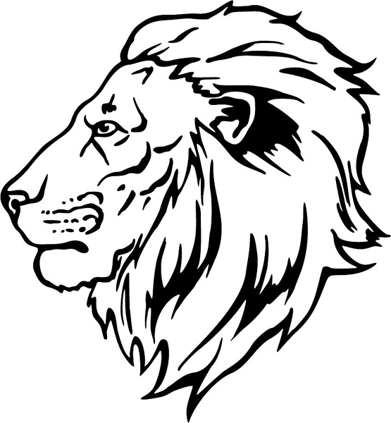 Lion Head Drawing For Kids - ClipArt Best