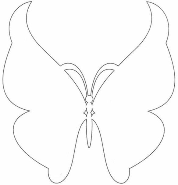 DIY Beautiful Butterfly Decoration from Templates