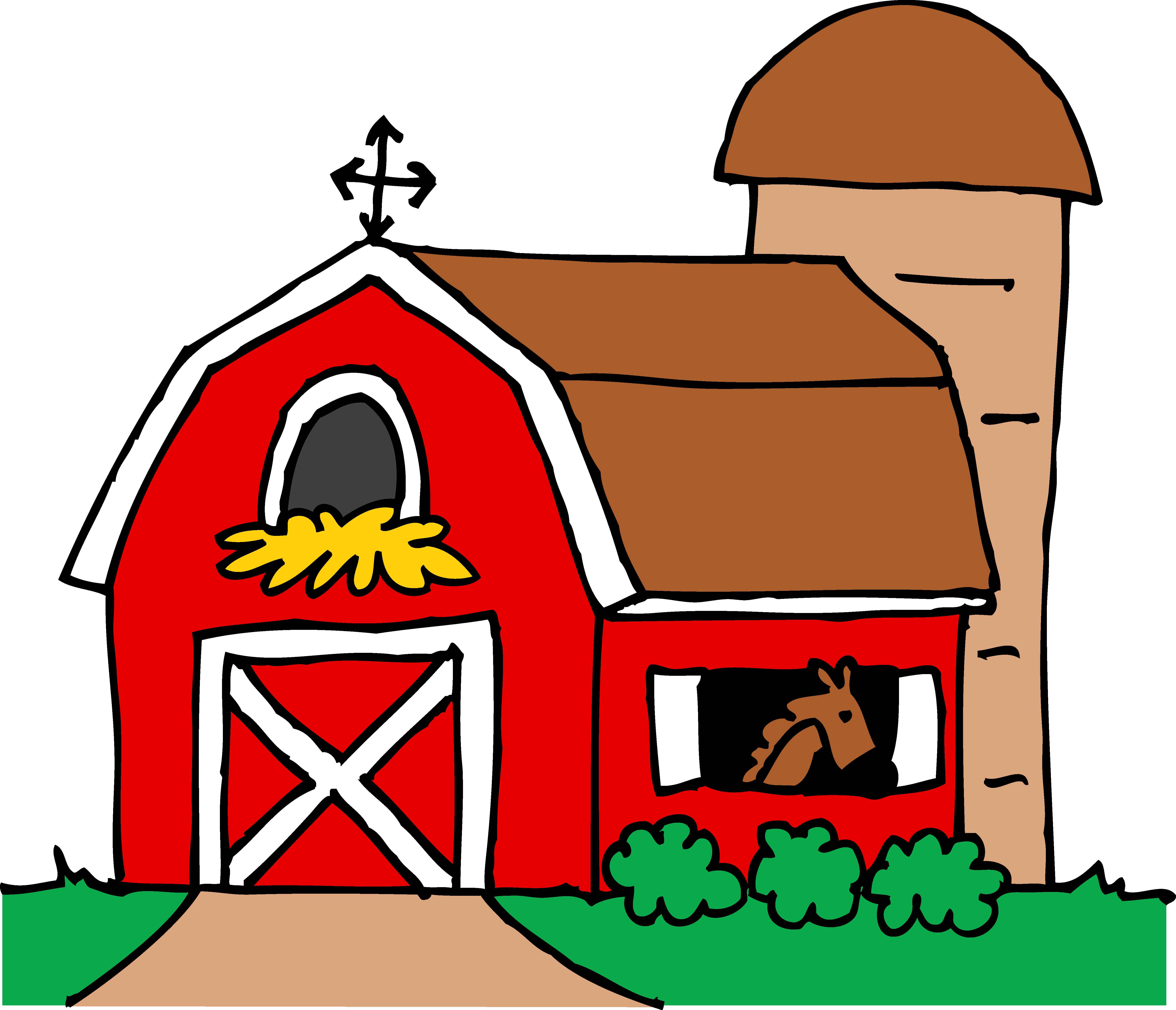 Red Barn Clipart