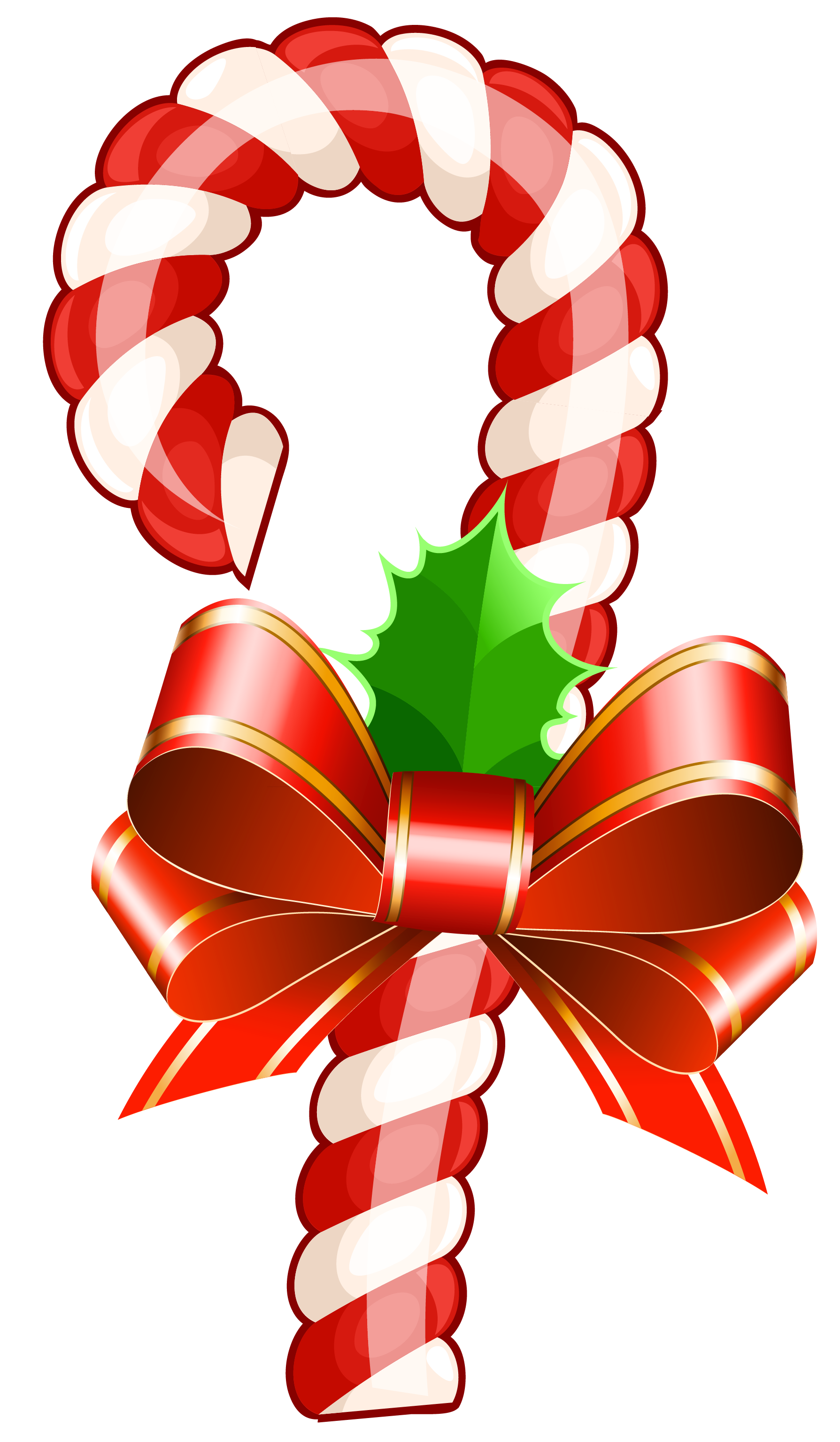 Large Transparent Christmas Candy Cane PNG Clipart