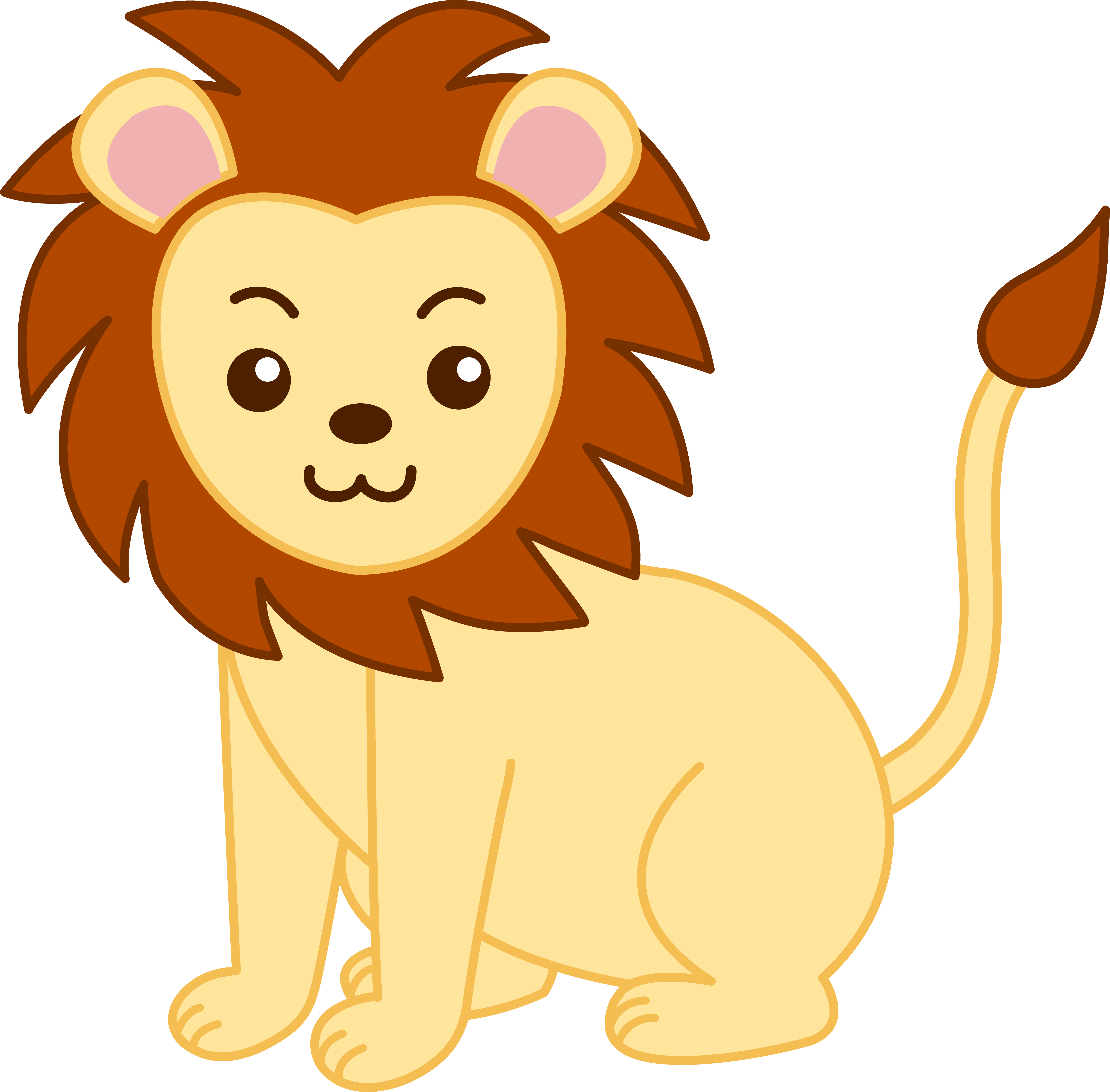 Baby Lion Cartoon - ClipArt Best