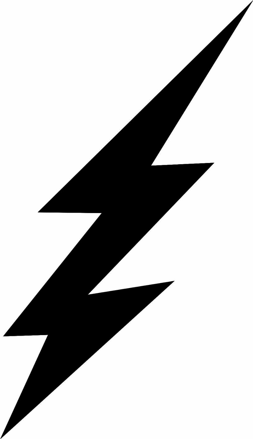Lightning Bolt Stencils ClipArt Best