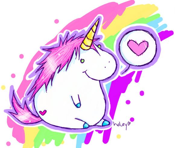 free animated unicorn clipart - photo #33