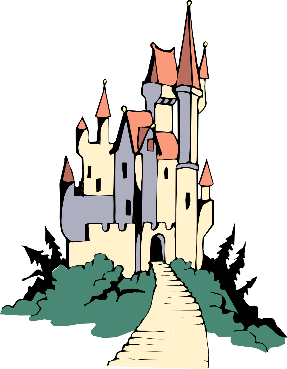 Cartoon Logo Disney Castle Clipart Clipart - Cliparts and Others ...