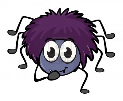 Funny spider clipart