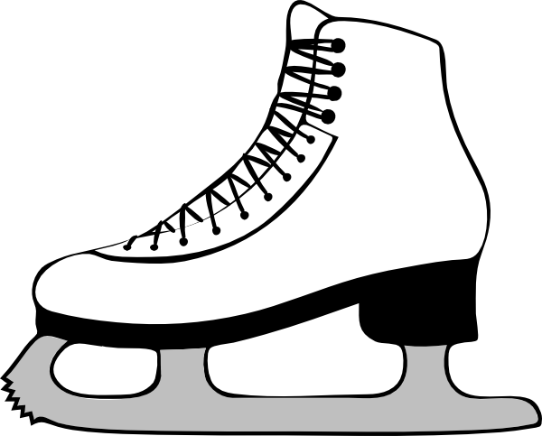 Ice skating clip art