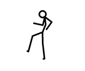 dancing stick man on Make a GIF