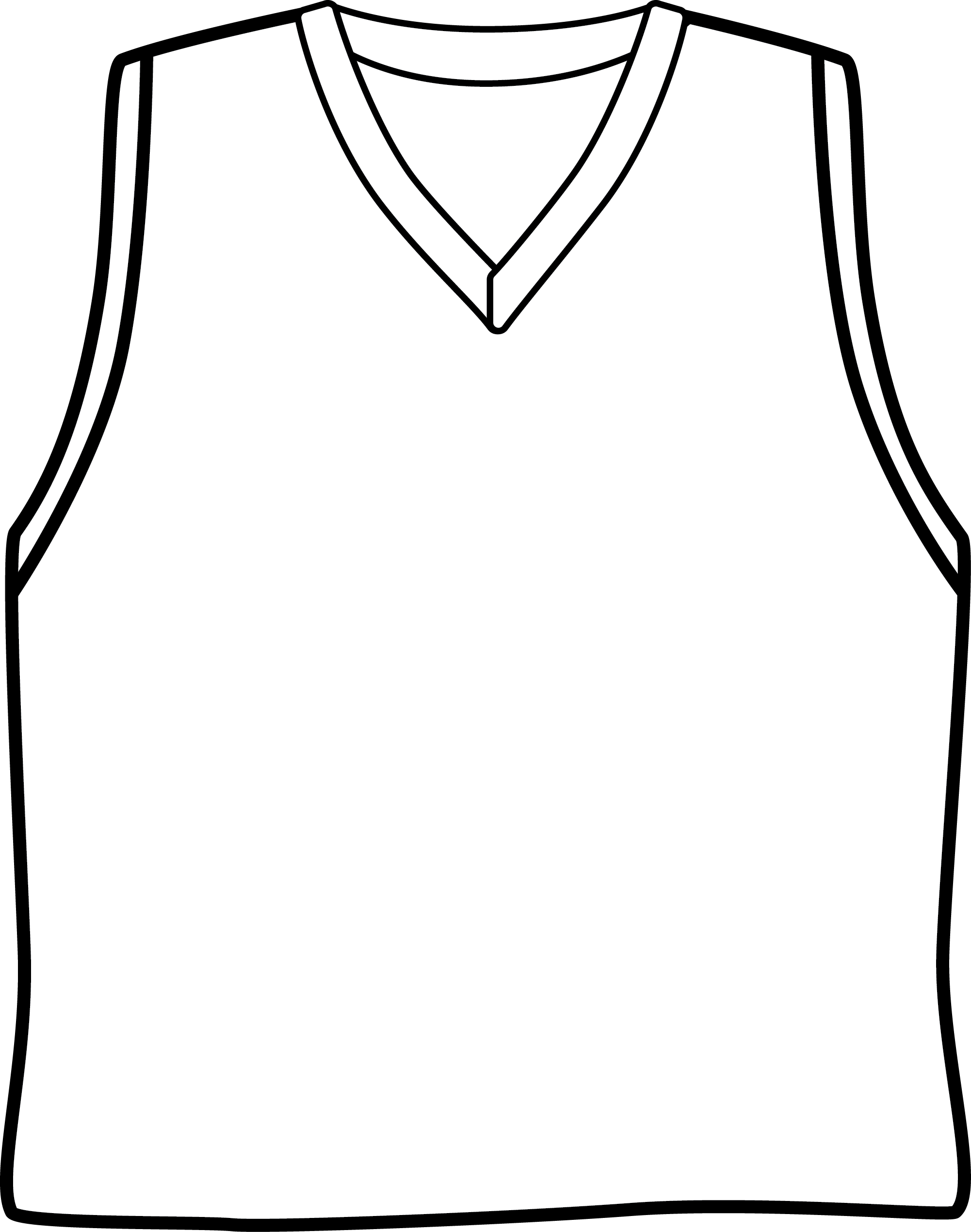 Printable Template Jersey ClipArt Best