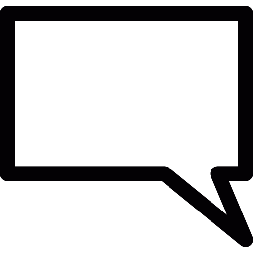 Square speech bubble - Free other icons