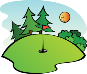 Golf Course clip art - vector clip art online, royalty free ...