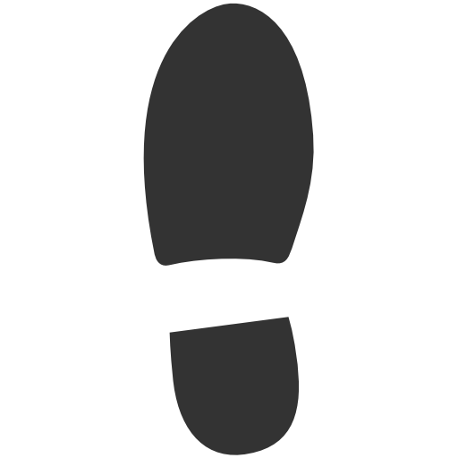 Tracks Footprints Left shoe Icon | Icons8 Metro Style Iconset ...