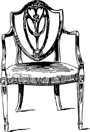 Furniture Antique Chair clip art vector, free vector graphics ...