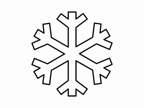 Simple Snowflake Clipart - Free Clipart Images