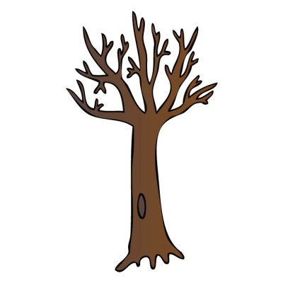 Brown Bare Tree Clipart