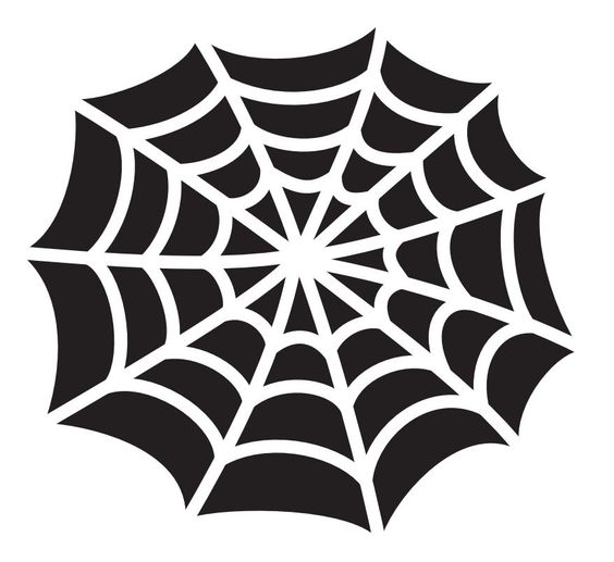 Spider webs, Stencils and Spider